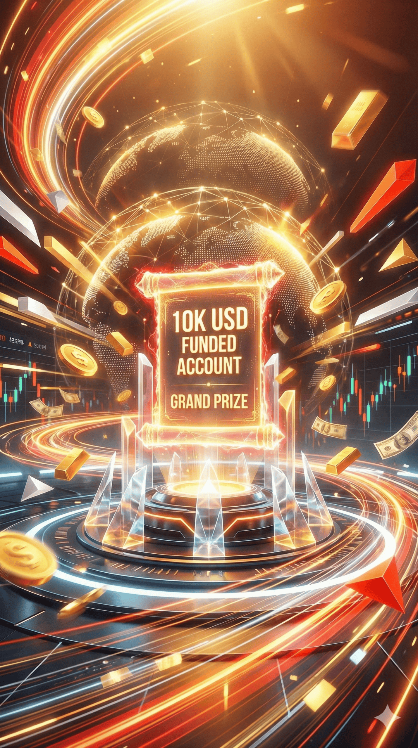 Win a £10,000 funded trading account with FX Prizes.